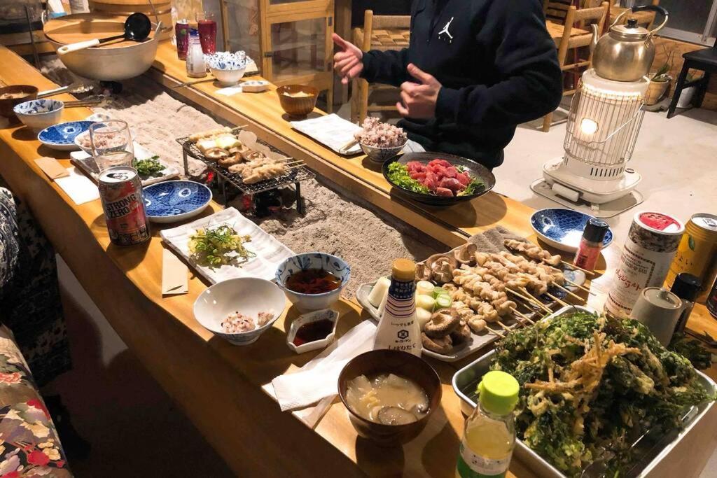 ゲストハウス+カフェわ　１日１組限定！ 築１００年の農家の古民家で宿泊体験、薪でお風呂沸かせます。焚き火もできます。 Kannami Kültér fotó