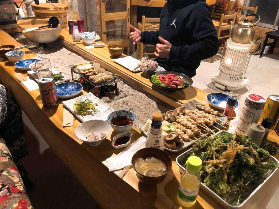 ゲストハウス+カフェわ　１日１組限定！ 築１００年の農家の古民家で宿泊体験、薪でお風呂沸かせます。焚き火もできます。 Kannami Kültér fotó